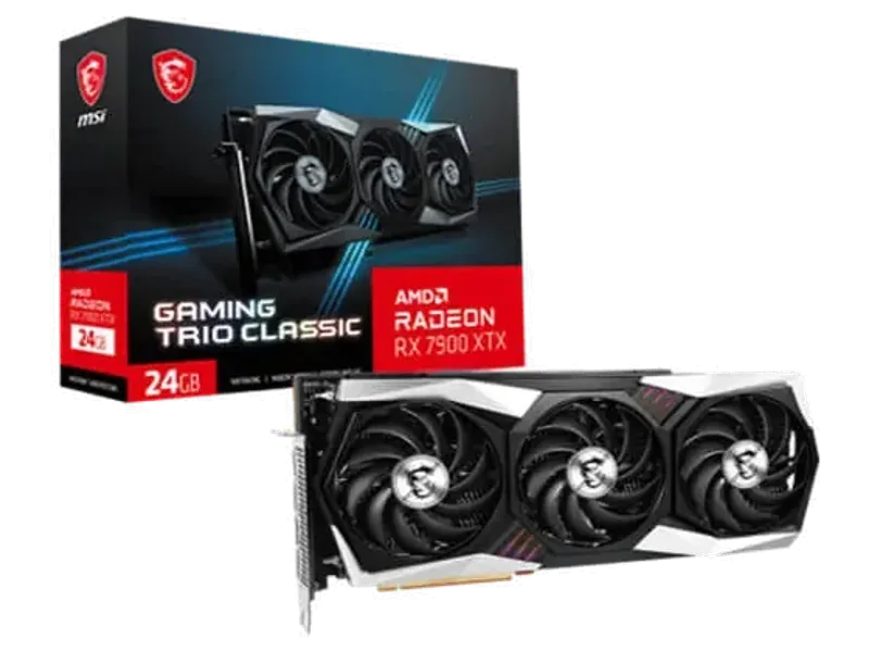 MSI Radeon RX 7900 XTX Gaming Trio Classic 24GB AMD Graphic Card
