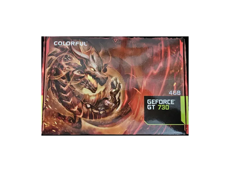Colorful Geforce Gt 730 4Gb Gddr5 Ram Graphic Card with 4 Hdmi Output Ports 3 Years Warranty Multi Display 1080P Gaming - Pci_E