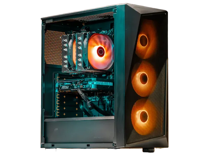 AIX AD53 ( Intel i5 12400F / NVIDIA RTX 4060 8GB / 32GB RAM DDR4 / 1TB M.2 NVME SSD ) Custom PC Build For AI Development And Research