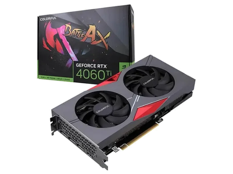 COLORFUL GeForce RTX 4060 Ti NB Duo V Battle AX 8GB Nvidia Graphic Card
