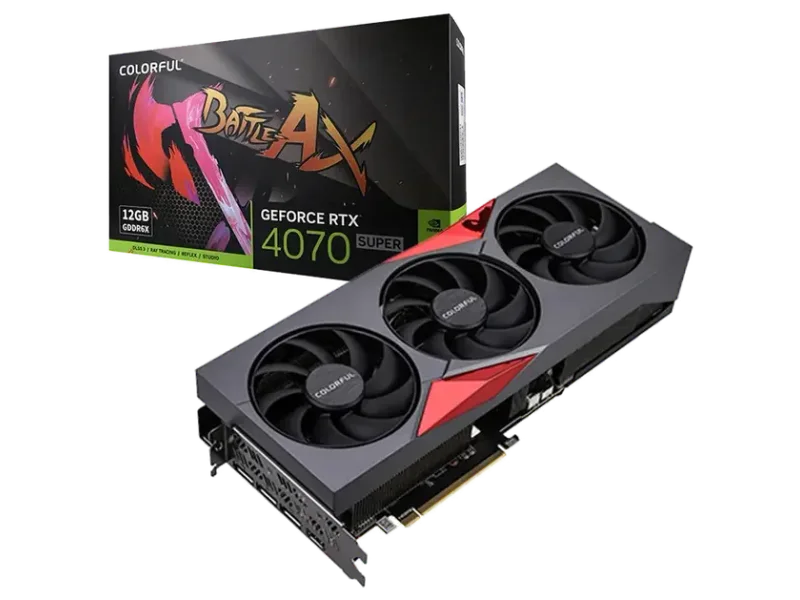 COLORFUL GeForce RTX 4070 Super Battle AX NB EX 12GB-V Nvidia Graphic Card