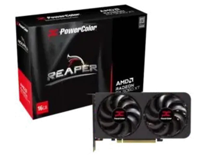 PowerColor AMD Radeon RX 9060 XT Reaper 16GB GDDR6 Graphic Card RX9060XT 16G-A