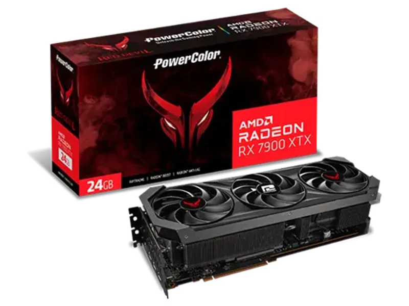 PowerColor Red Devil AMD Radeon RX 7900 XTX 24GB GDDR6 Graphic Card RX 7900 XTX 24G-E/OC