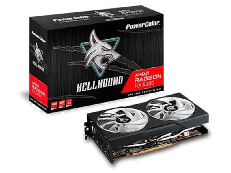 POWERCOLOR Radeon RX 6600 Hellhound 8GB AMD Graphic Card