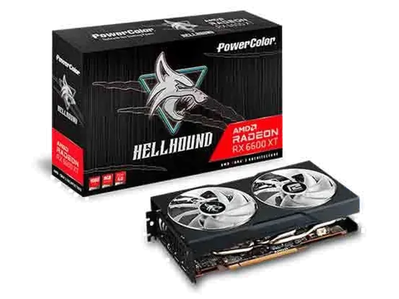 POWERCOLOR radeon RX 6600 XT Hellhound 8GB AMD Graphic Card