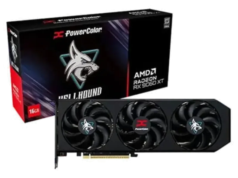 POWERCOLOR Radeon RX 9060 XT Hellhound 16GB AMD Graphic Card