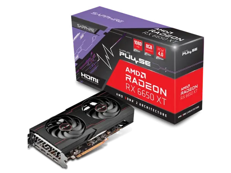 Sapphire PULSE AMD Radeon RX 6650 XT 8GB GDDR6 Graphic Card 11319-03-20G