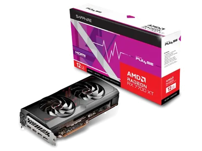Sapphire PULSE AMD Radeon RX 7700 XT 12GB Graphic Card 11335-04-20G