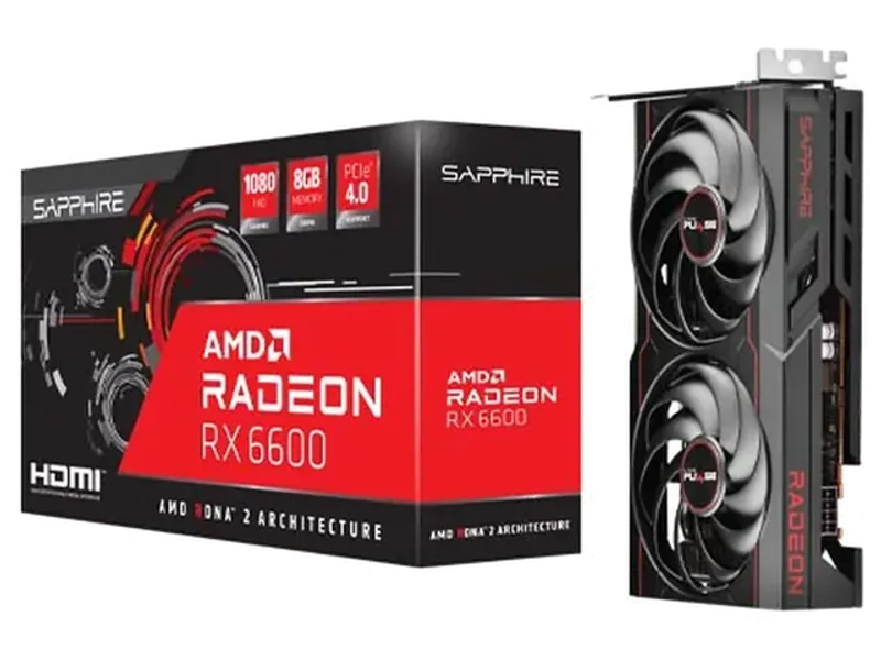 SAPPHIRE Radeon RX 6600 Gaming 8GB AMD Graphic Card