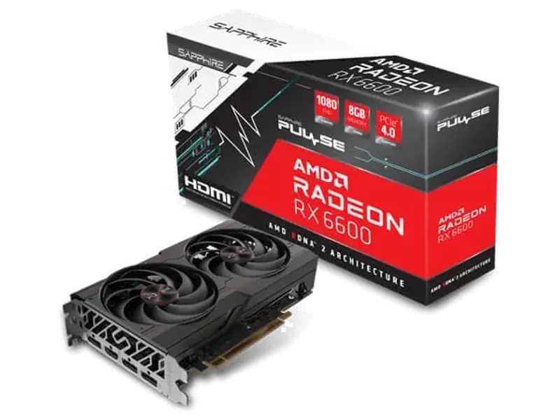 SAPPHIRE Radeon RX 6600 Pulse 8GB AMD Graphic Card