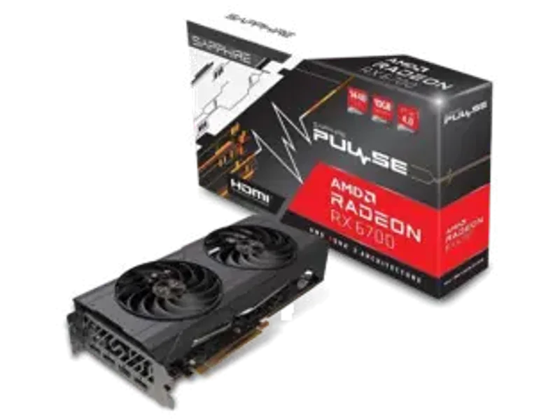 Sapphire PULSE AMD Radeon RX 6700 Gaming OC 10GB GDDR6