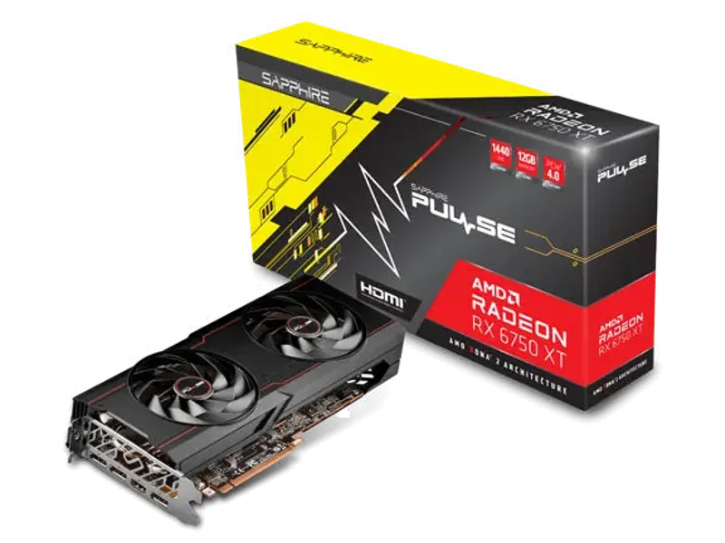 SAPPHIRE Radeon RX 6750 XT Pulse 12GB AMD Graphic Card