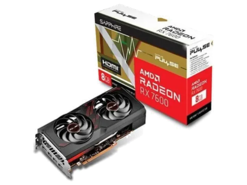SAPPHIRE Radeon Pulse RX 7600 8GB AMD Graphic Card