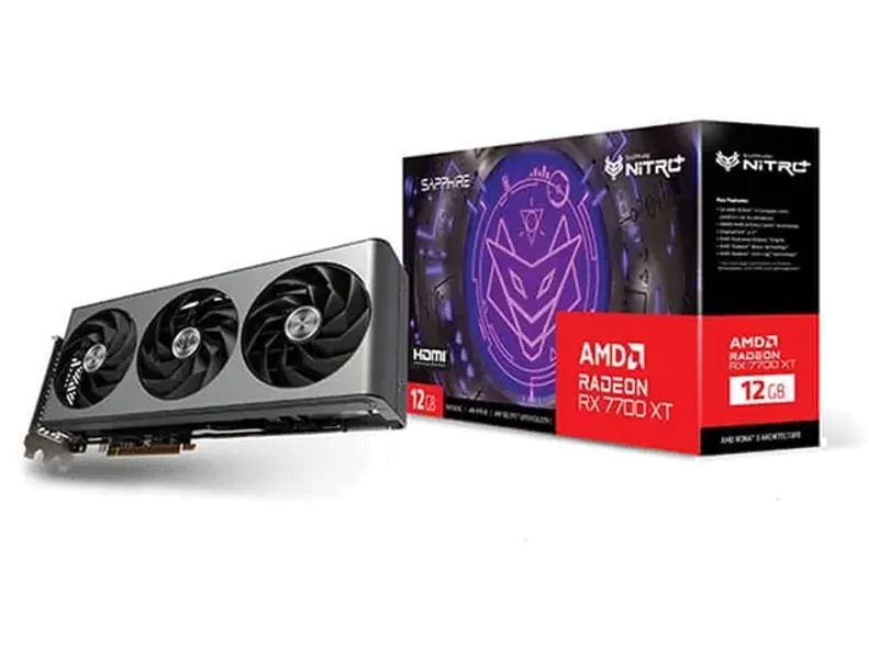 SAPPHIRE Radeon RX 7700 XT Nitro+ Gaming OC 12GB AMD Graphic Card