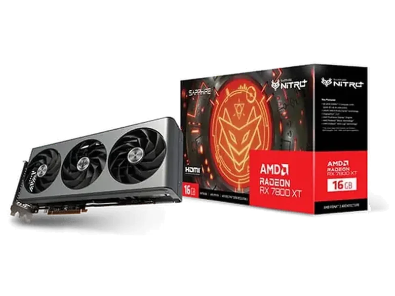 SAPPHIRE RX 7800 XT Nitro+ Gaming OC 16GB AMD Graphic Card