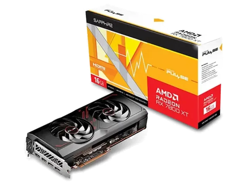 SAPPHIRE Pulse Radeon RX 7800 XT 16GB AMD Graphic Card