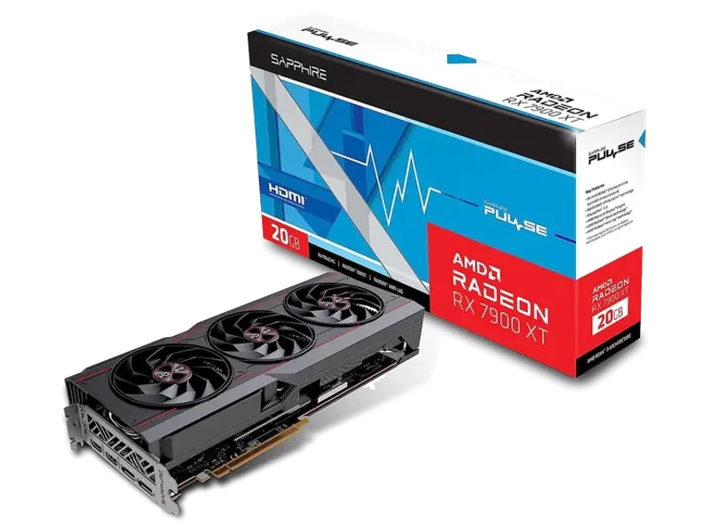 SAPPHIRE AMD RADEON RX7900XT 20GB PLUSE GAMING OC GRAPHIC CARD