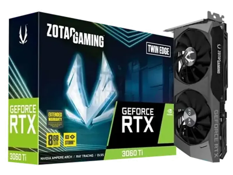 ZOTAC GAMING GeForce RTX 3060 Ti Twin Edge LHR Graphic Card ZT-A30610E-10MLHR