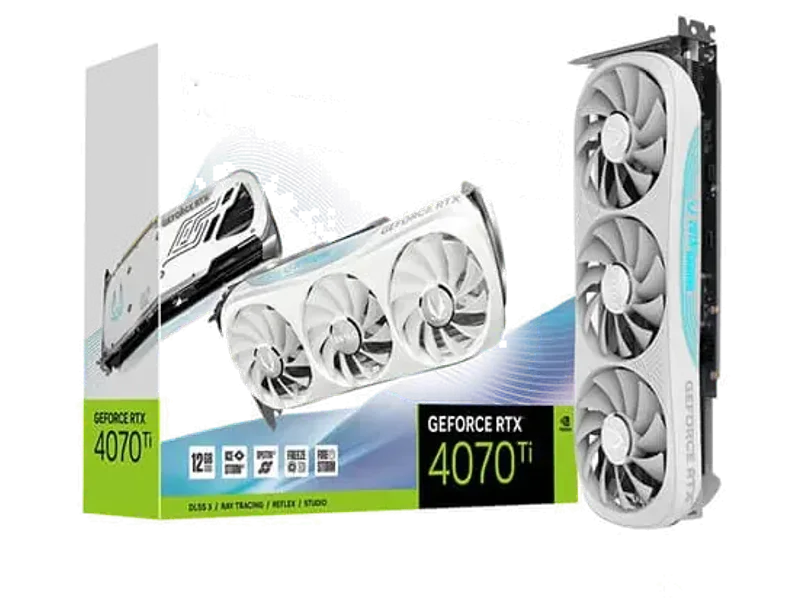 Zotac RTX 4070 Ti Trinity OC White Edition 12GB Graphics Card ZT-D40710Q-10P