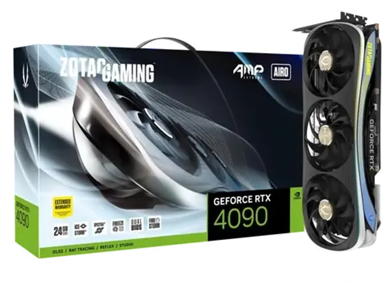 ZOTAC GAMING GeForce RTX 4090 AMP Extreme AIRO Graphic Card ZT-D40900B-10P
