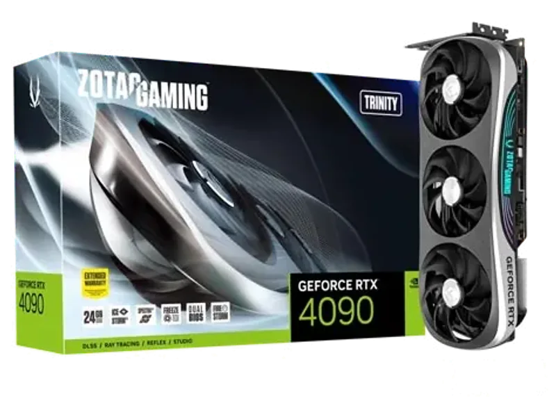 ZOTAC GAMING GeForce RTX 4090 Trinity Graphic Card ZT-D40900D-10P