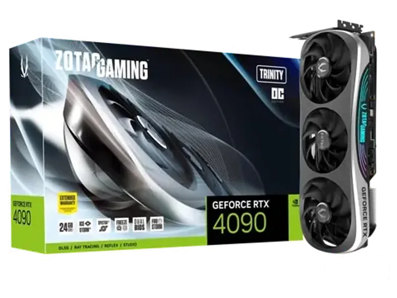 ZOTAC GAMING GeForce RTX 4090 Trinity OC Graphic Card ZT-D40900J-10P