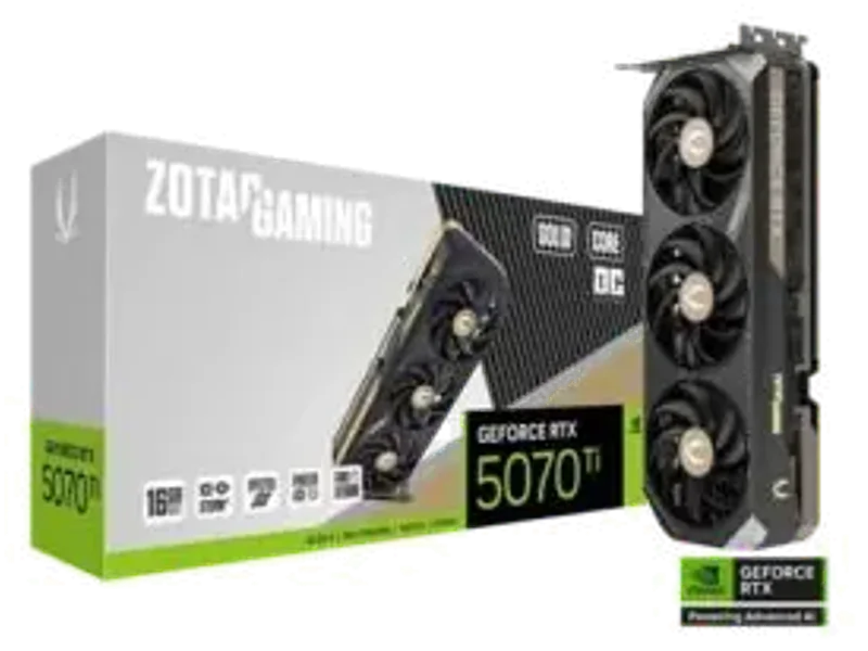 Zotac RTX 5070 Ti Solid Core OC 16GB GDDR7 Graphics Card ZT-B50710J2-10P