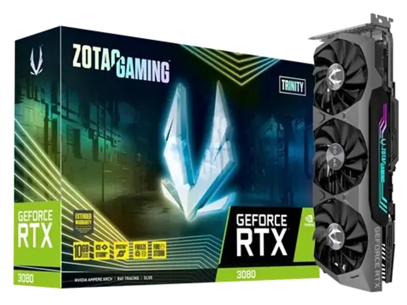 ZOTAC GAMING GeForce RTX 3080 Trinity LHR 12GB Graphic Card ZT-A30820D-10PLHR