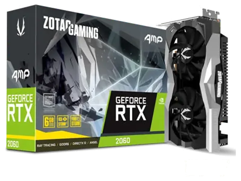 ZOTAC Gaming GeForce RTX 2060 AMP 6GB Nvidia Graphics Card