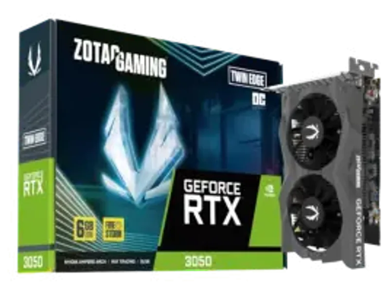 Zotac Gaming GeForce RTX 3050 Twin Edge OC 6GB GDDR6