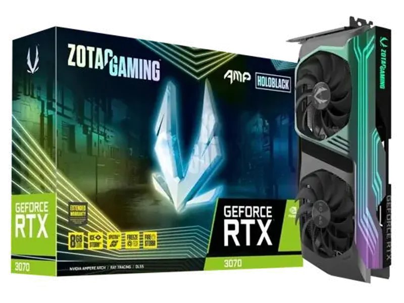 ZOTAC Gaming GeForce RTX 3070 AMP Holo LHR 8GB Nvidia Graphic Card