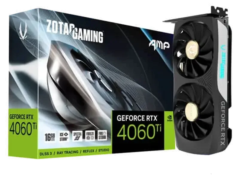 Zotac Gaming GeForce RTX 4060 Ti AMP 16GB GDDR6 NVIDIA Graphic Card