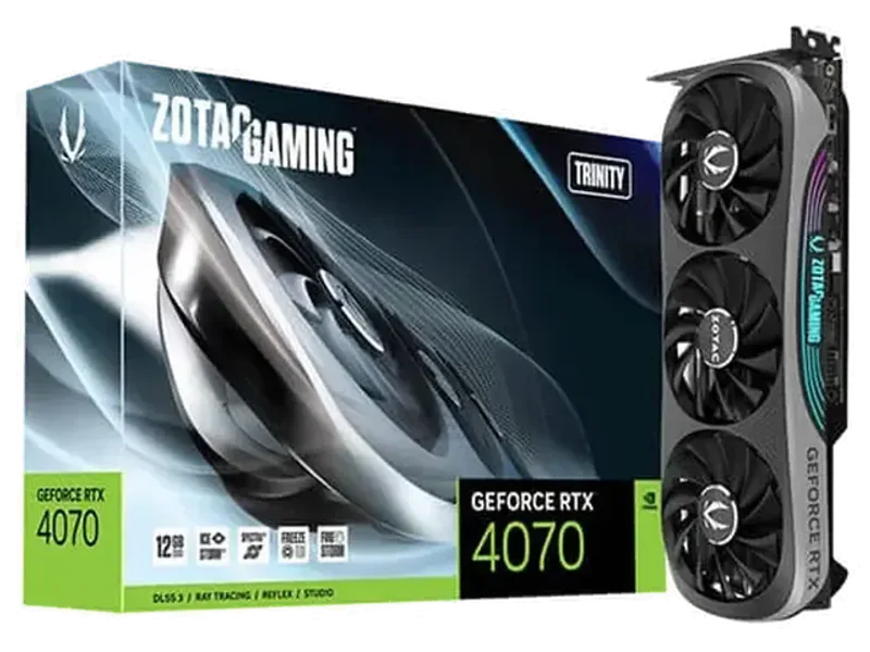 ZOTAC Gaming GeForce RTX 4070 Trinity 12GB Nvidia Graphic Card