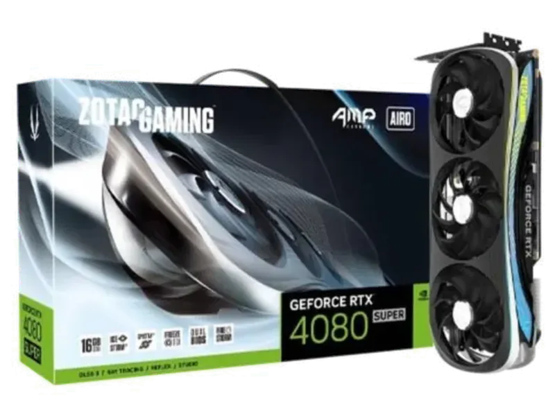 ZOTAC Gaming GeForce RTX 4080 Super AMP Extreme Airo 16GB Nvidia Graphic Card