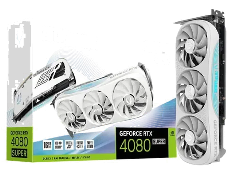 ZOTAC Gaming GeForce RTX 4080 Super Trinity OC White Edition 16GB Nvidia Graphic Card