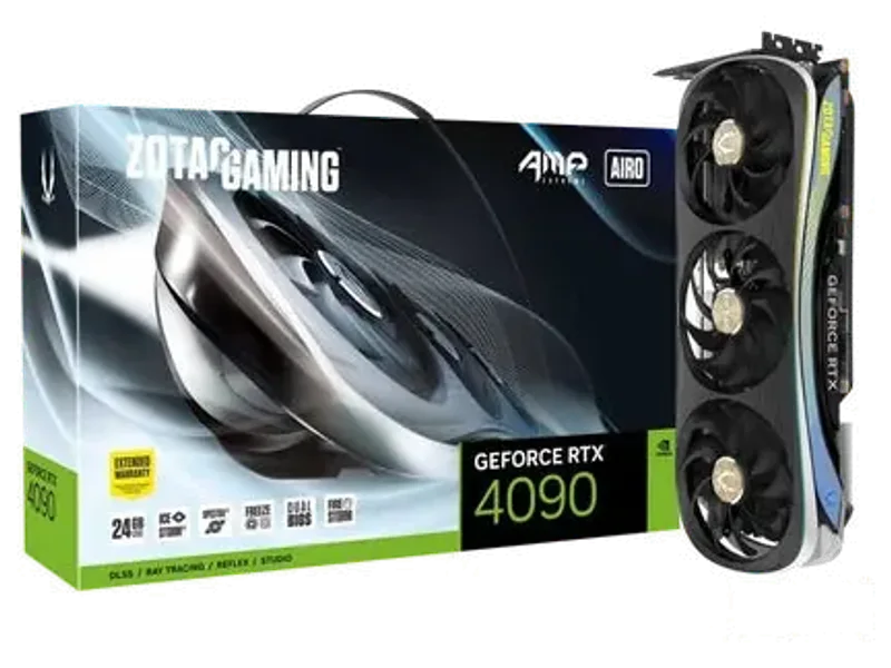 ZOTAC Gaming GeForce RTX 4090 AMP Extreme AIRO 24GB Nvidia Graphic Card