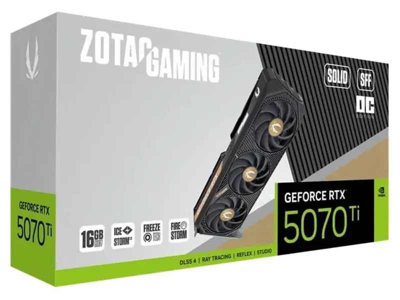 ZOTAC GAMING GEFORCE RTX 5070 TI SOLID SFF OC 16GB GDDR7