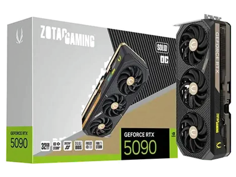 Zotac Gaming RTX 5090 Solid OC 32GB GDDR7 Graphics Card