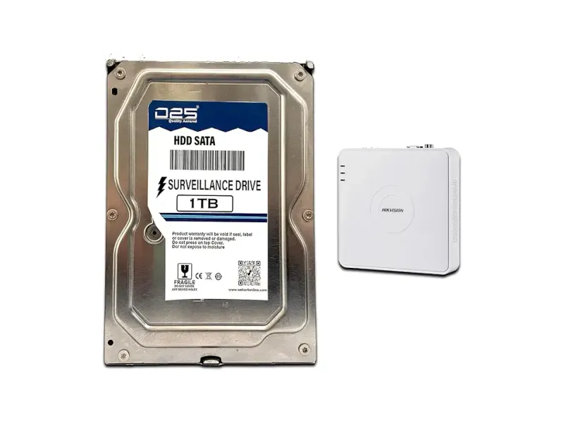 D25 Video 1TB Hard Disk for HIKVISION DS-7104HGHI-K1 4 Channel HD DVR | 1TB Hard Disk for CCTV Camera DVR
