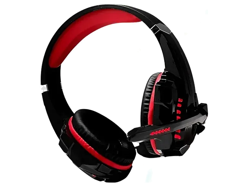 Drumstone 10 𝒀𝒆𝒂𝒓𝒔 𝑾𝒂𝒓𝒓𝒂𝒏𝒕𝒚 Professional 7.1 Gaming Headset | Deep Bass Surround Sound, Noise-Isolating Over-Ear Headphones with Mic for PS4/PS5, Xbox, PC, Switch, Laptop & Mobile (Red)