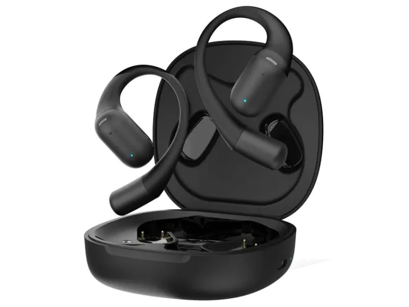 WeHear SafeBuds Open Ear OWS Earbuds Live AI Transcription 30H Battery Bluetooth