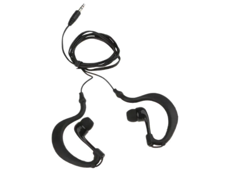 6x3.5mm Earhook Sport Waterproof Earphone Headphone for iPod MP3 Player Black| Headset | Gaming Headset | Headphones