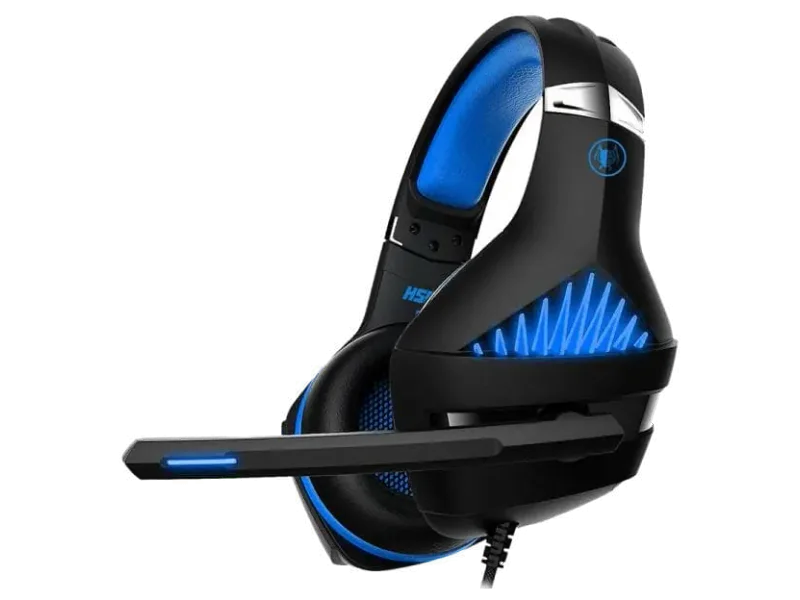 ANT ESPORTS H500 RGB 3.5mm Wired Gaming Headphone ( Black / Blue )