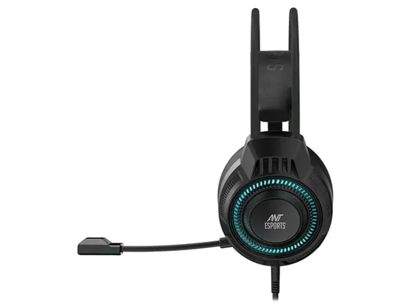 ANT ESPORTS H580 Pro RGB LED 3.5mm Wired Gaming Headphone ( Black ) ( PC / Playstation / Mobile / Xbox )