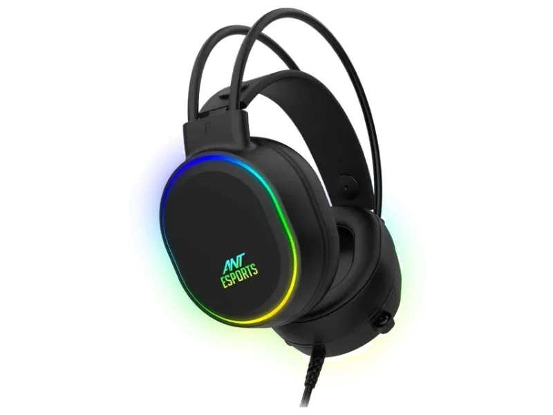 ANT ESPORTS H1000 PRO BLACK RED GAMING HEADSET