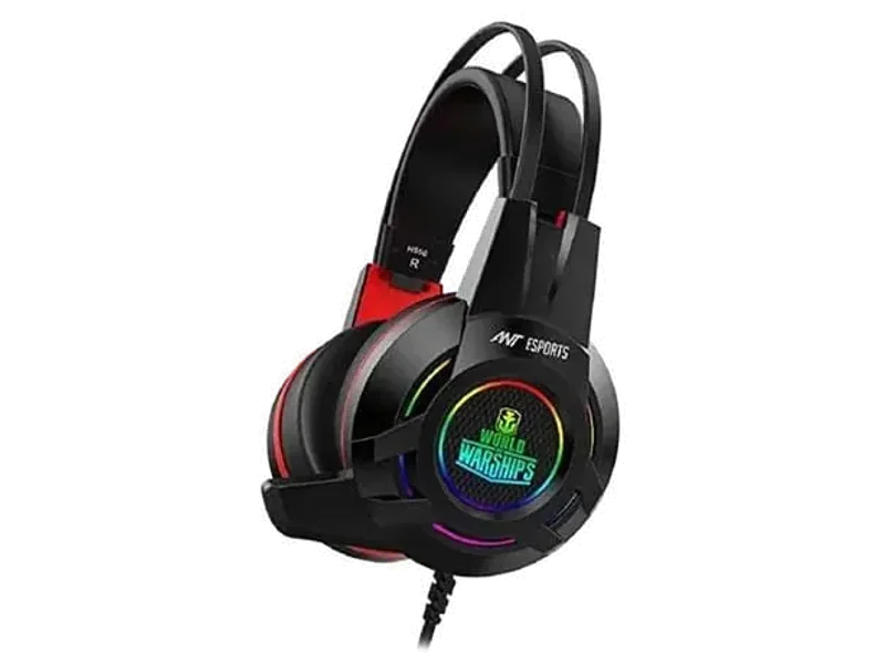 ANT ESPORTS H550W World Of Warship Edition RGB USB 7.1 Surround Sound Wired Gaming Headphones ( Black ) ( PC / Playstation / Mobile / Xbox )