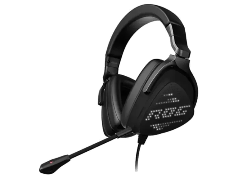 ASUS ROG Delta S Animate USB Wired Virtual 7.1 Surround sound Gaming Headphone ( Black ) ( PC / Playstation / Mobile / Xbox )