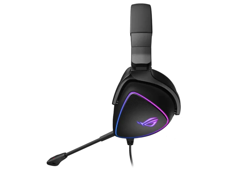 ASUS ROG Delta S Lightweight USB-C Gaming Headset with AI Noise Canceling Mic