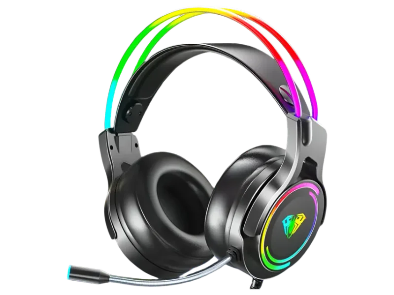 AULA S506 Wired Stereo 3.5mm Gaming Headphone ( Black ) ( S506B )