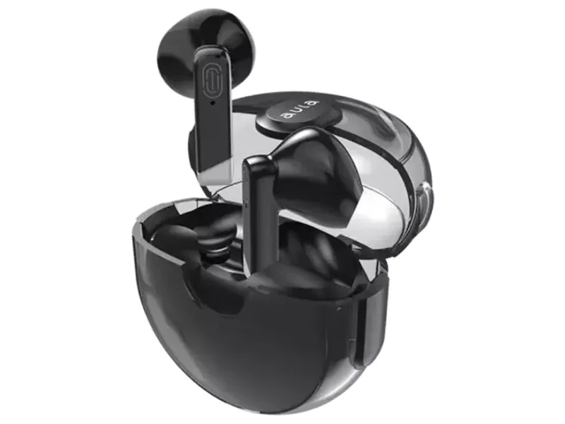 AULA AL107 TWS Stereo Bluetooth 5.1 Wireless Earbuds ( Black )